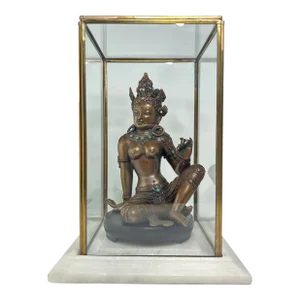 Late 20th Century Nepalese Copper Hindu Goddess Parvati Statue