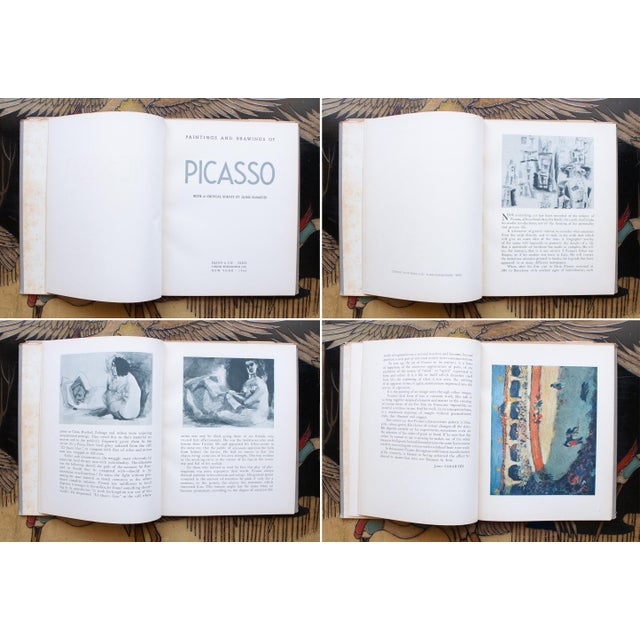 Textile 1946 First Edition "Picasso" by Jamie Sabartes, Art Book Engraved and Printed in France For Sale - Image 7 of 18