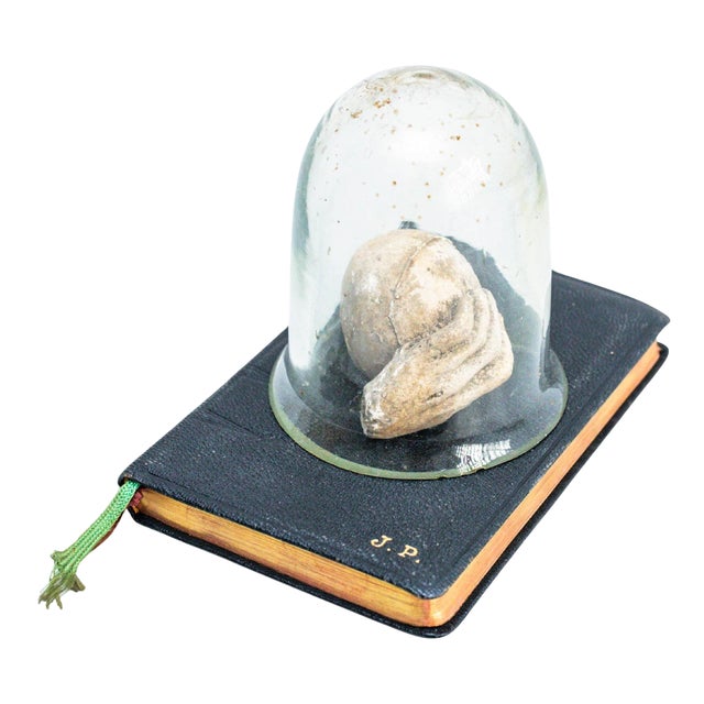 Sculptural Artwork with Book and Mysterious Hand, 1990s For Sale