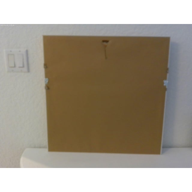 Navy Blue Contemporary Abstract Giclee Framed Prints, a Pair For Sale - Image 8 of 9