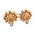 1990s Vintage Chiampesan 18k Yellow Gold Beaded Earrings - Set of 2 For Sale In Las Vegas - Image 6 of 9