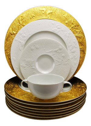 Dinner Plates from Bjørn Wiinblad, 1960s, Set of 45