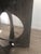 Contemporary Custom Gray Target-Pattern Side Table For Sale In Los Angeles - Image 6 of 8