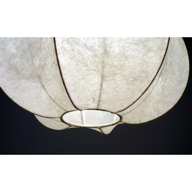 Space Age Italian Cocoon Ceiling Lamp, 1960s For Sale - Image 12 of 14