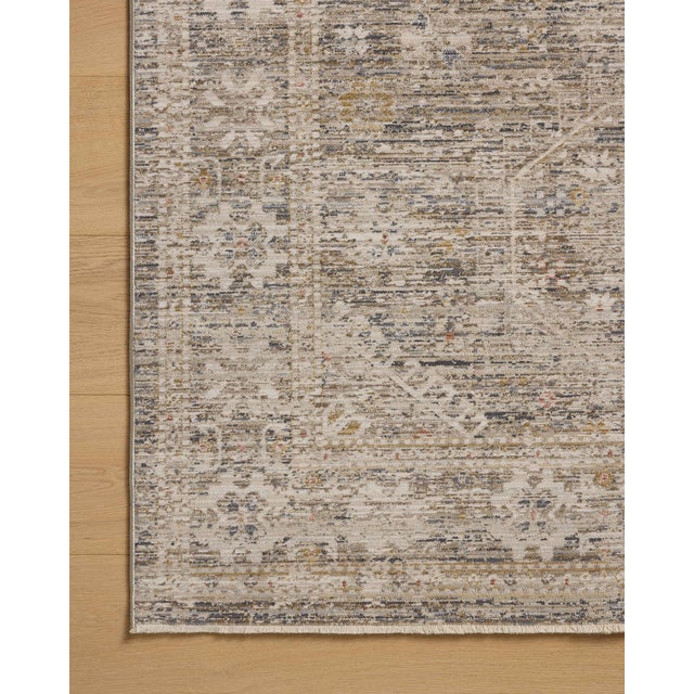 2020s Chris Loves Julia x Loloi Ida Taupe / Multi 2'-3" x 3'-10" Accent Rug For Sale - Image 5 of 6