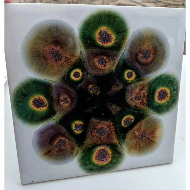 Alan Wallwork Mid Century Danish Modern Alan Wallwork Tile For Sale - Image 4 of 13
