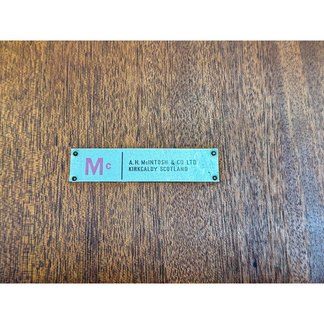 Mid-Century Modern Double Extending Dining Table from McIntosh, 1960s For Sale - Image 12 of 17