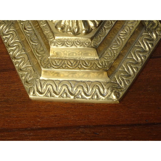 Seven-Branch Candleholder in Gilded Brass from Wainberg, 1960s For Sale - Image 12 of 15