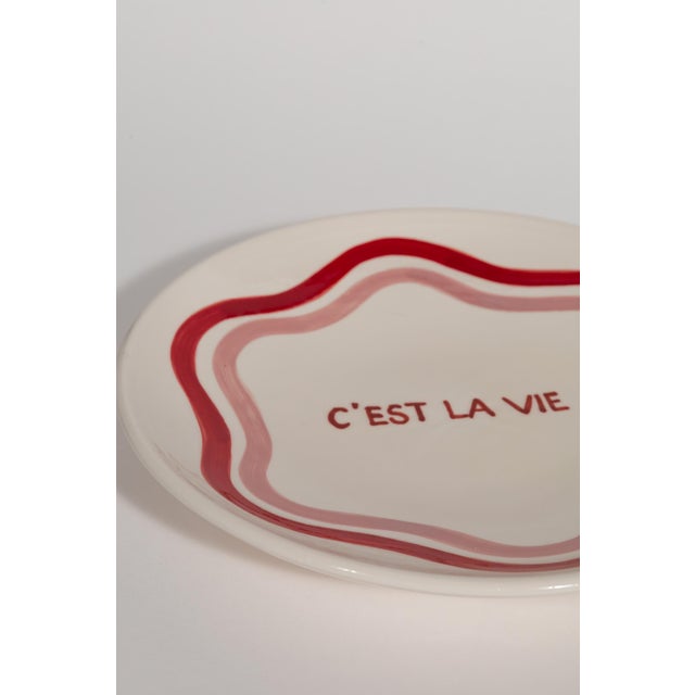 Talk of the Table Artisanal Dinner Plates - Set of 4 For Sale - Image 12 of 13