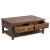 Country Style Distressed Spalted Wood Coffee Table With Drawers For Sale In Houston - Image 6 of 6