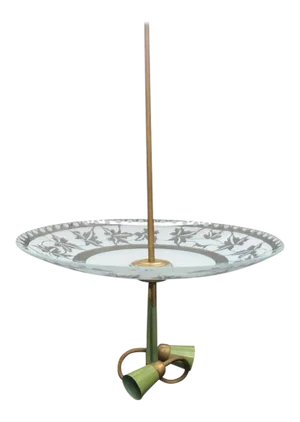 1950s Stilnovo Mid-Century Modern Pendant, Italy