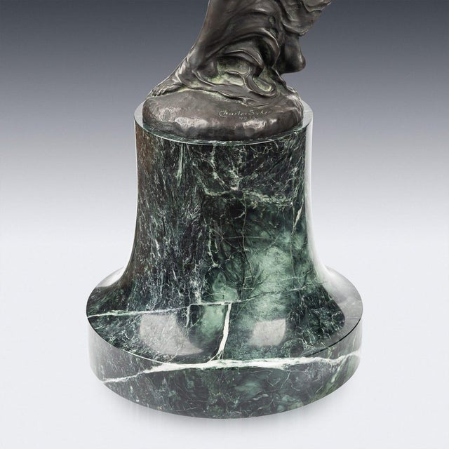 Charles Sykes, Rolls Royce Spirit of Ecstasy No.13, 1890s-1910s, Bronze For Sale - Image 17 of 18