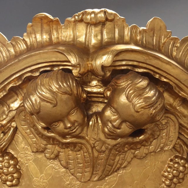 Italian Case in Carved Gilded Linden Wood For Sale - Image 3 of 16
