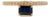 Modern East-West Emerald-Cut Blue Sapphire & Diamond Ring Size 6 in 14k Yellow Gold For Sale