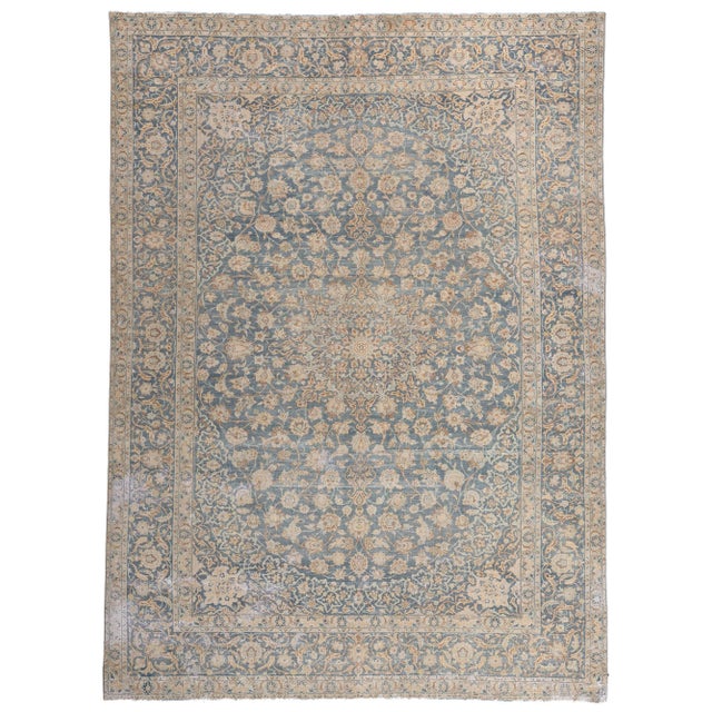 Early 20th Century Antique Persian Tabriz Rug, 08'09 X 12'00 For Sale - Image 10 of 10