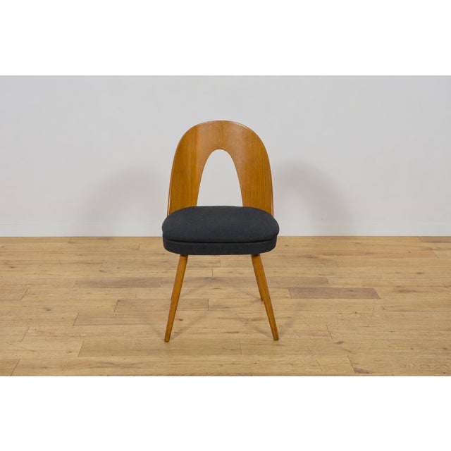 Wood Mid-Century Oak Dining Chairs by Antonín Šuman for Tatra Nábytok, Czechoslovakia, 1960s, Set of 6 For Sale - Image 7 of 18