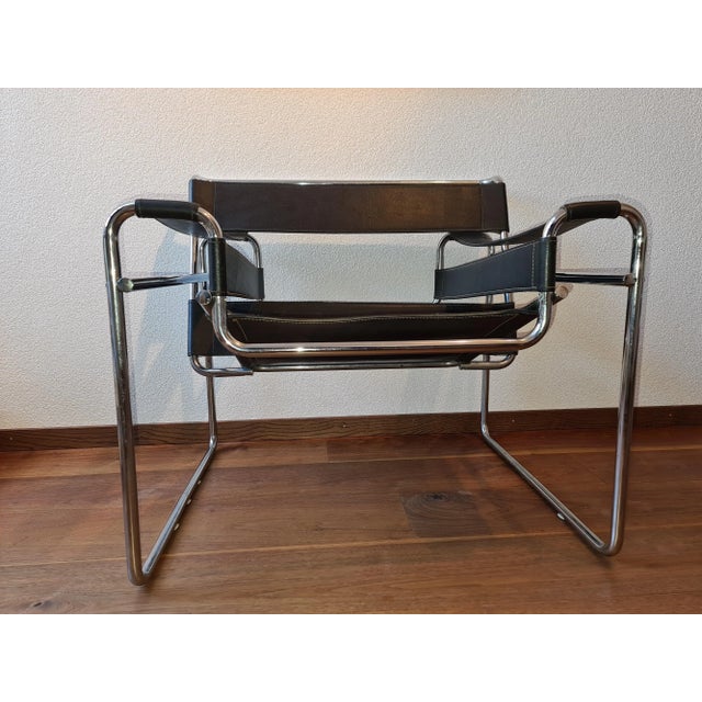 1970s Wassily Club Chair by Marcel Breuer for Gavina, 1972 For Sale - Image 5 of 18