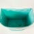 1950s Vintage Hollywood Regency Boho Chic Turquoise Handpainted Flora Metal Wastebasket For Sale - Image 18 of 18