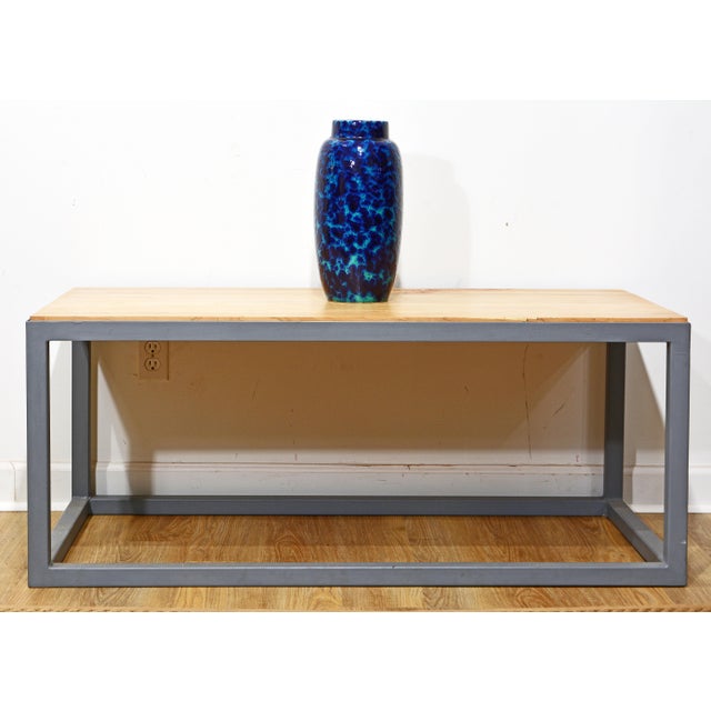 German Mid Century Modern Deep Blue and Turquoise Art Pottery Vase by ...