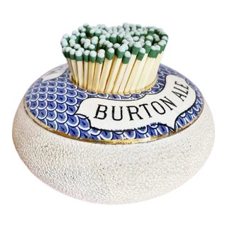 Antique English Ale Advertising Match Striker For Sale