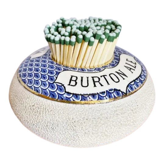 Antique English Ale Advertising Match Striker For Sale