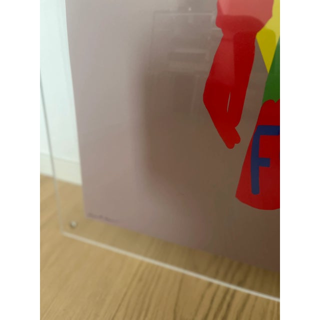 Early 21st Century Love Me Forever, 2000s, Plastic & Paper, Framed For Sale - Image 5 of 10