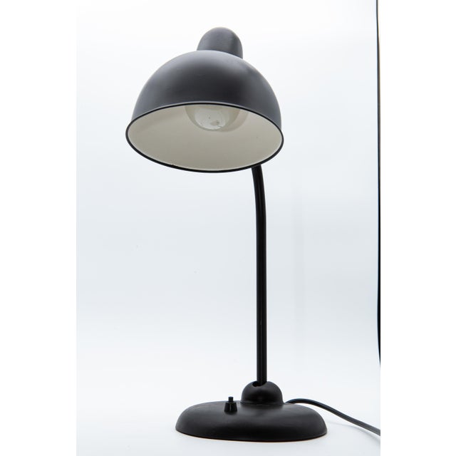 Metal Vintage Bauhaus Desk Lamp from Kaiser Idell, 1930 For Sale - Image 7 of 10