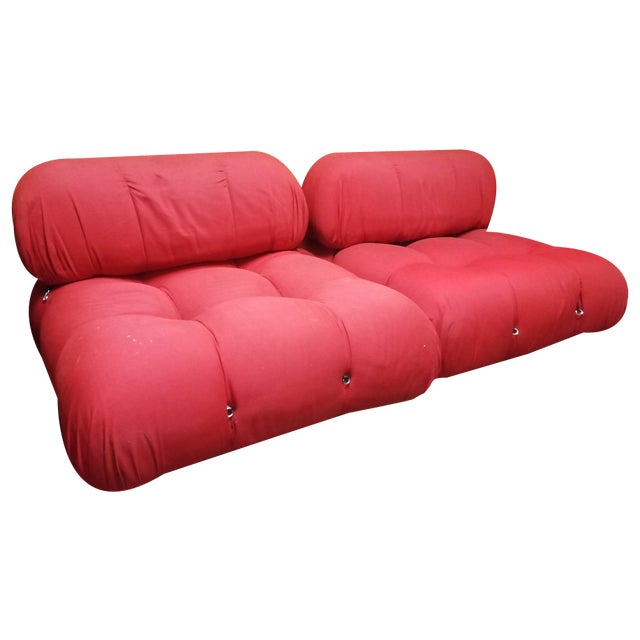 Camaleonda Modular Sofa by Mario Bellini for C&b, Italy, 1970s, Set of 4 For Sale