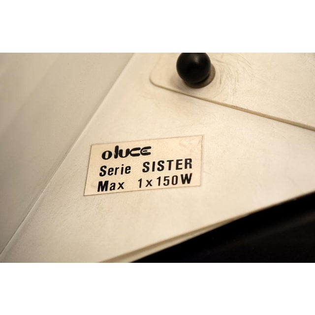 Metal Italian Floor Lamp by Dalisi for Oluce, 1991 For Sale - Image 7 of 9