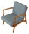 Armchair in Cherry Frame, 1960s For Sale