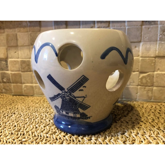 This unique and interesting bulb forcer belonged to my mother who loved gardening and also anything Delft! I always...