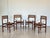 Vienna Straw, Brass and Wood Chairs, 1970s, Set of 4 For Sale - Image 16 of 16