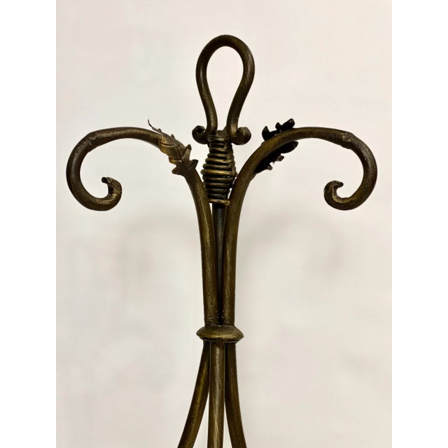 Late 20th Century Late 20th Century Iron Fireplace Tool Set For Sale - Image 5 of 12