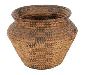 Antique Mission Indian Basket Circa 1900
