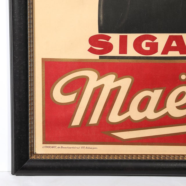 Art Deco Sigaren Maestro Poster Cigars For Sale - Image 9 of 12