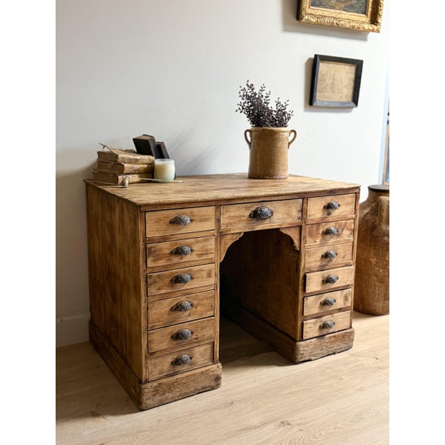 Rustic European Antique French Desk For Sale - Image 3 of 9