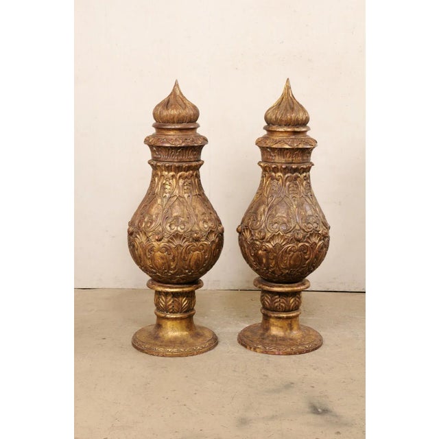 Pair of Late 20th Century French Pots à Feu Finials For Sale - Image 4 of 12