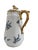 Late 19th Century Antique R. Delinières & Cie Limoges Gilt Porcelain Chocolate Pot With Shell Finial For Sale - Image 5 of 17