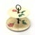 Mid-Century Modern Vintage Two-Tier Cake Server With Single Rose Motif For Sale - Image 3 of 8