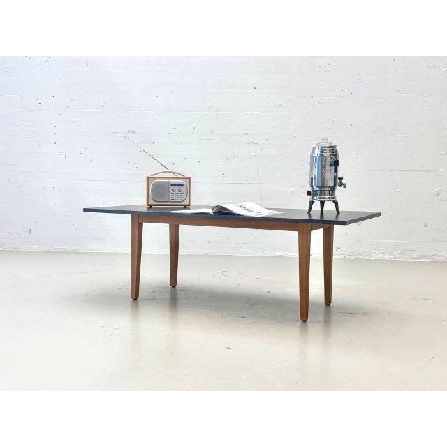Modern Dining Table in Black Ash with Wooden Frame, 1960s For Sale - Image 14 of 15