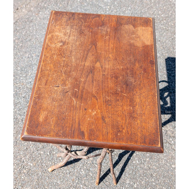 19th Century Rustic American Folk Art Adirondack Style Branch Table For Sale In New York - Image 6 of 11