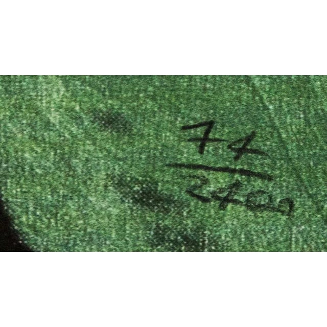 1986 Carnegie Museum of Art After Andy Warhol "Muhammad Ali" Lithograph Portrait signed numbered print, stamp...