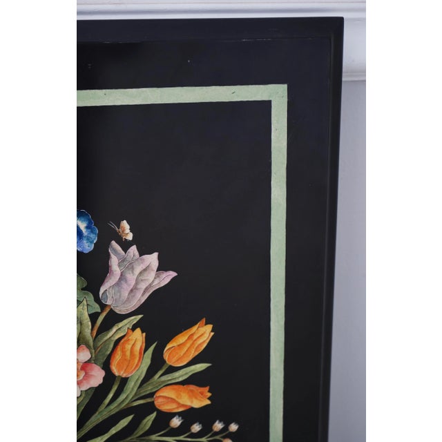 Paint Italian Paint Decorated Slate Hanging Panel For Sale - Image 7 of 9