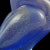 Mid 20th Century Vintage Seguso Murano Cobalt Blue Opal Gold Flecks Italian Art Glass Mid-Century Bird Sculpture For Sale - Image 5 of 8