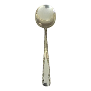 Mid 20th Century Gorham 'Camellia' Sterling Cream Soup Spoon