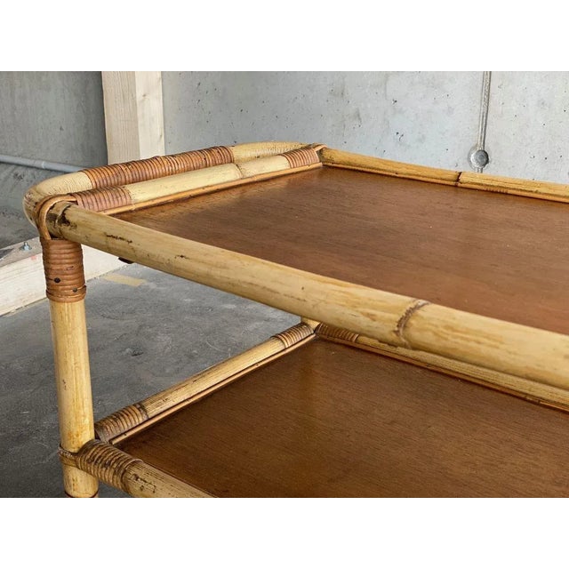 Vintage Bamboo Trolley, 1940s For Sale - Image 12 of 18