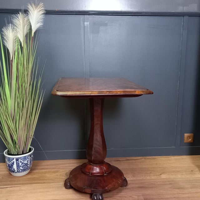 English Console Table in Mahogany For Sale - Image 6 of 10