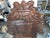 1970s Spanish Colonial Style Hand Carved Book Stand For Sale - Image 4 of 12