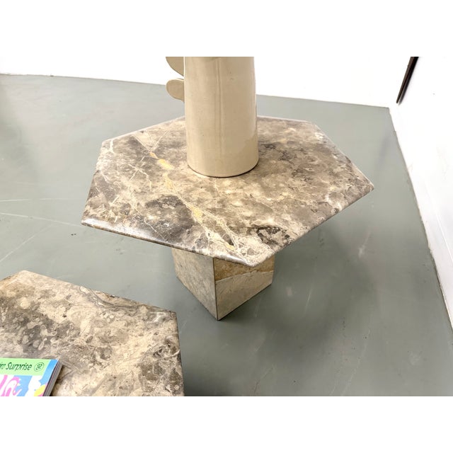 Italian Marble Coffee Tables, 1970, Set of 2 For Sale - Image 17 of 18