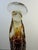 Contemporary 1970s Murano Archimede Seguso Amber Bullicante Glass Madonna Sculpture 14" For Sale - Image 3 of 8